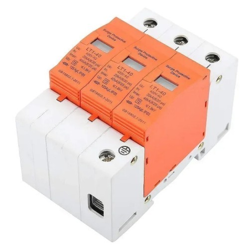 Protector sobretensiones transitorias 2P+T 1000VDC - 3