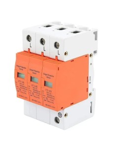 Protector sobretensiones transitorias 2P+T 1000VDC - 1 2