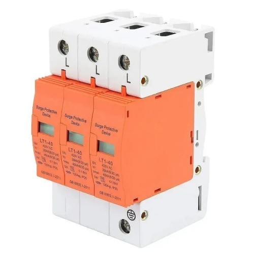 Protector sobretensiones transitorias 2P+T 1500VDC - 2