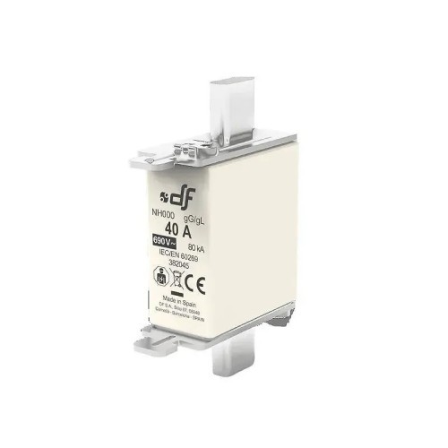 Fusible de cuchilla NH000 GG 2-40A 690V 80 kA Aparelec - 1