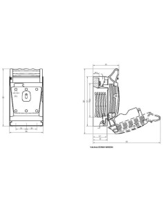 Seccionador para fusibles NH00 3 Polos 160A fijación por tornillos - 3 2