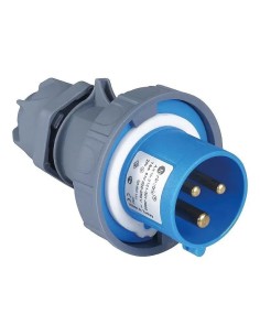 Clavija aérea 2P+T 16A IP67 200/250V - 2