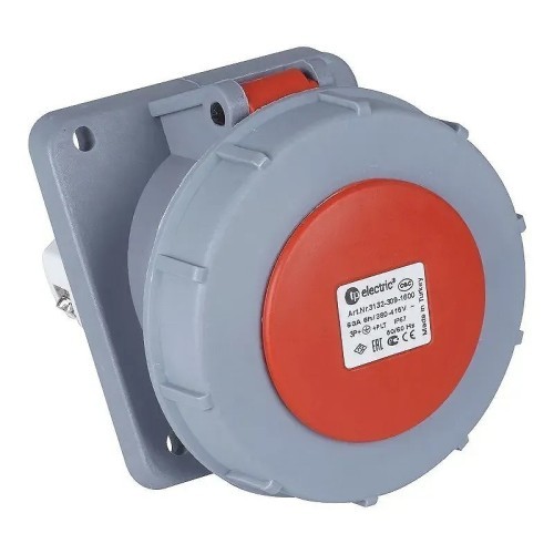 Base cuadro inclinada 3P+T 63A IP67 380/415V - 2