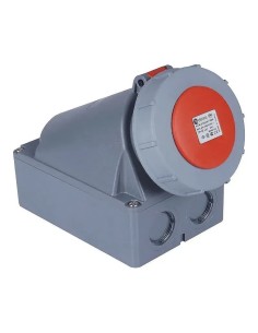 Base mural 3 Polos + Tierra de 125A 380/415V IP67 - 3