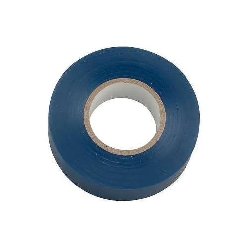 Cinta aislante adhesiva PVC azul 0,15x19MM 20 metros - 1