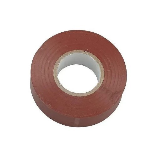 Cinta aislante adhesiva PVC marrón 0,15x19MM 20 metros - 1
