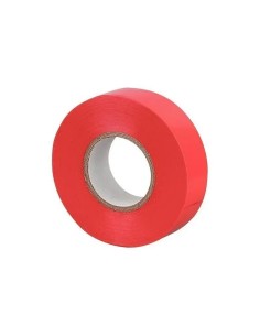 Cinta aislante adhesiva PVC roja 0,15x19MM 20 metros - 1