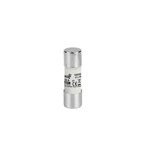 Fusibles cilíndricos industriales gG 10X38 0,5-25A 500V sin indicador - 2