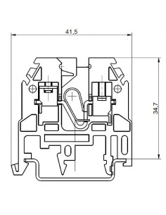 Bornas de conexión por tornillos azul de 2,5mm2 - 1 2