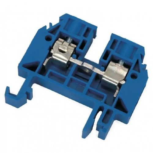 Bornas de conexión por tornillos azul de 6mm2 - 1 Bornas de conexión por tornillos azul de 6mm2 - 1