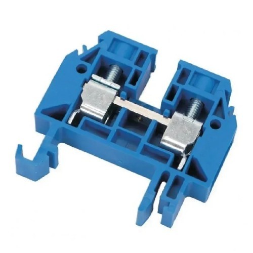 Bornas de conexión por tornillos azul de 10mm2 - 5 Bornas de conexión por tornillos azul de 10mm2 - 5