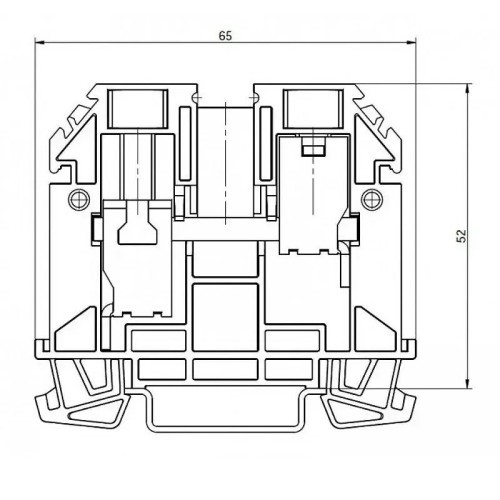 Bornas de conexión por tornillos azul de 35mm2 - 2 Bornas de conexión por tornillos azul de 35mm2 - 2