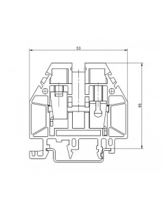 Bornas de conexión por tornillos azul de 16mm2 - 1 2