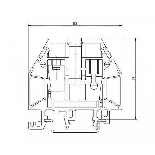 Bornas de conexión por tornillos azul de 16mm2 - 9