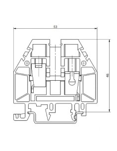 Bornas de conexión por tornillos gris de 16mm2 - 10 2