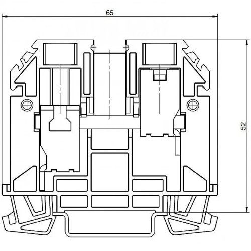 Bornas de conexión por tornillos gris de 35mm2 - 2