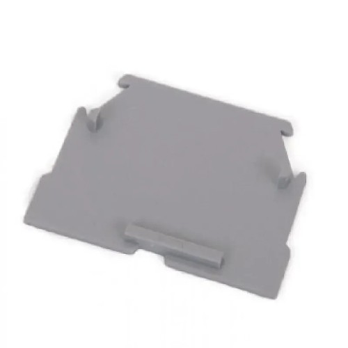 Tapa lateral gris para bornas de paso 2,5mm2 - 2