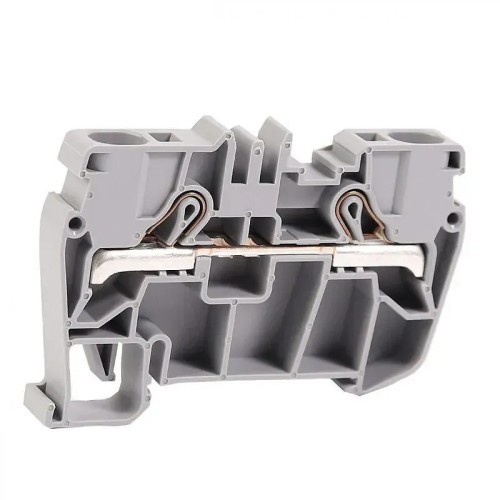 Bornes de conexión por resorte gris de 6mm2 - 1