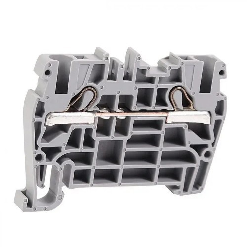 Bornes de conexión por resorte gris de 4mm2 - 1 Bornes de conexión por resorte gris de 4mm2 - 1