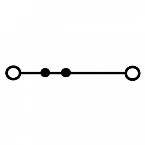 Bornes de conexión por resorte gris de 1,5mm2 - 3 Bornes de conexión por resorte gris de 1,5mm2 - 3