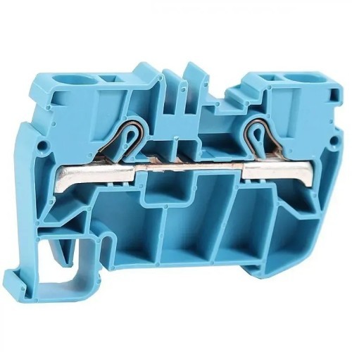 Bornes de conexión por resorte azul de 6mm2 - 3 Bornes de conexión por resorte azul de 6mm2 - 3