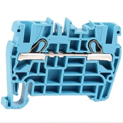 Bornes de conexión por resorte azul de 4mm2 - 3