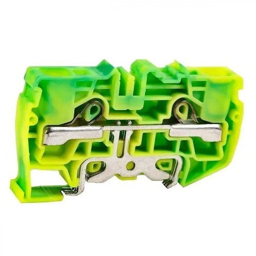 Bornes de conexión por resorte amarillo/verde de 16mm2 - 5 Bornes de conexión por resorte amarillo/verde de 16mm2 - 5