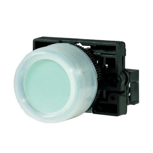 Pulsador verde con capuchón IP65 1 NA Ø22mm - 3