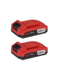 Taladro percutor 20V 2 baterías litio 1.5AH WORGRIP - 1 2