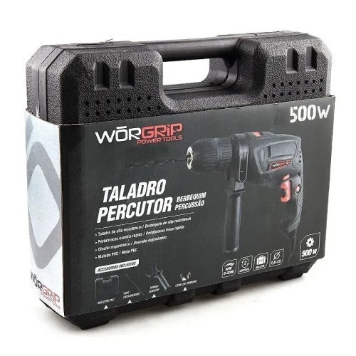 Taladro percutor WORGRIP 500W - 4 Taladro percutor WORGRIP 500W - 4