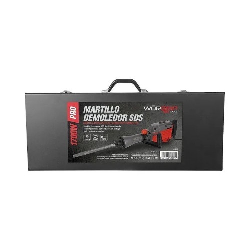 Martillo demoledor WORGRIP-PRO 1700W - 8