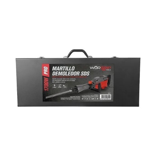 Martillo demoledor WORGRIP-PRO 1700W - 8 Martillo demoledor WORGRIP-PRO 1700W - 8