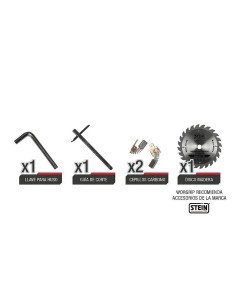 Sierra circular 185MM 1300W WORGRIP PRO - 1 2