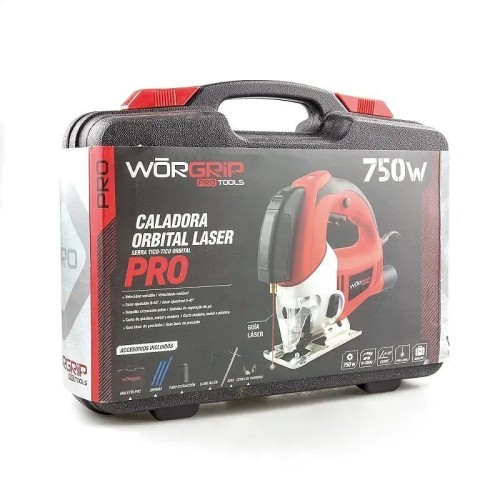 Sierra caladora orbital láser 750W WORGRIP PRO - 1