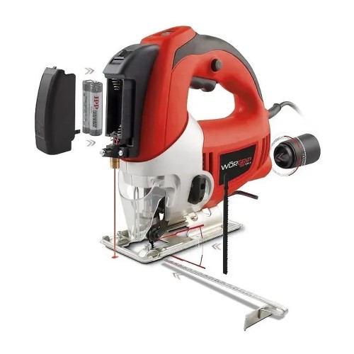 Sierra caladora orbital láser 750W WORGRIP PRO - 5