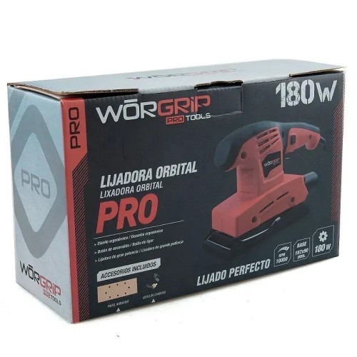 Lijadora orbital 180W WORGRIP PRO - 4