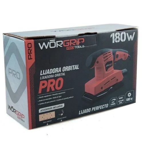 Lijadora orbital 180W WORGRIP PRO - 4