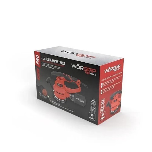 Lijadora excéntrica 450W WORGRIP PRO - 6 Lijadora excéntrica 450W WORGRIP PRO - 6