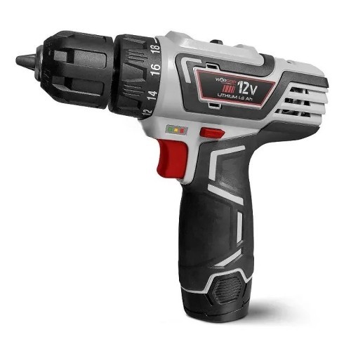 Taladro atornillador 12V batería 1.3 A.H WORGRIP - 1
