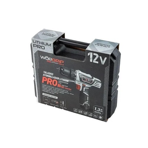 Taladro atornillador 12V batería 1.3 A.H WORGRIP - 3