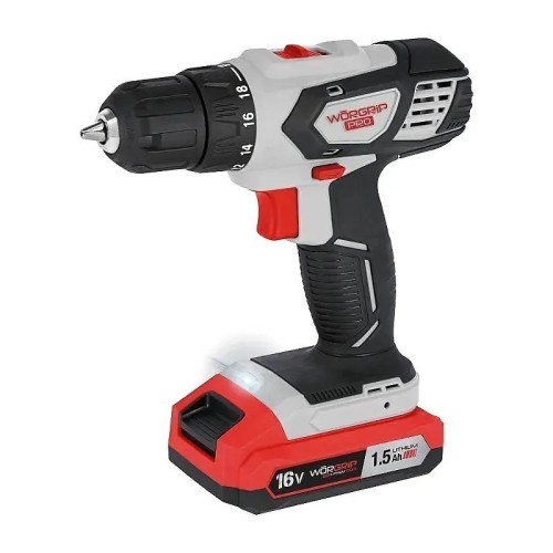 Taladro atornillador 16V batería 1.5AH WORGRIP - 1