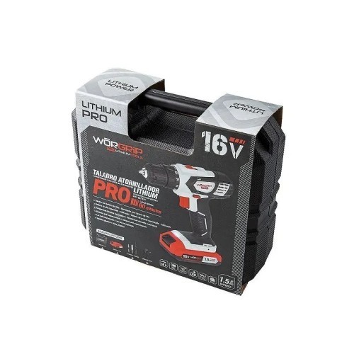 Taladro atornillador 16V batería 1.5AH WORGRIP - 2