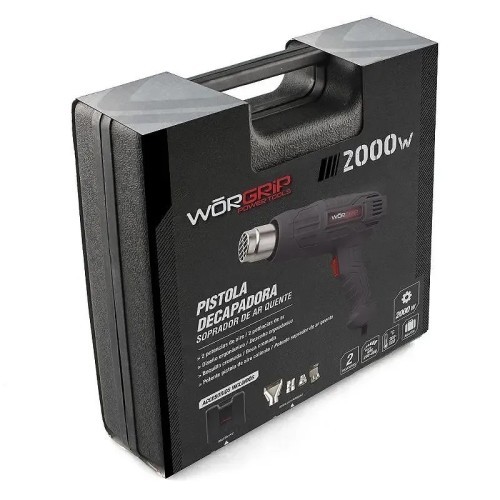 Pistola decapadora 2000W WORGRIP - 2 Pistola decapadora 2000W WORGRIP - 2