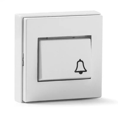 Pulsador timbre blanco de superficie 16A 250V Famatel 5010-B - 1