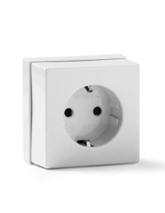 Base con TT de superficie 16A 250V Famatel 5023-B - 1