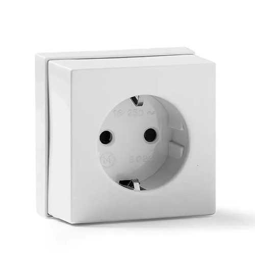 Base con TT de superficie 16A 250V Famatel 5023-B - 1