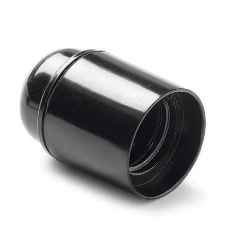 Portalámparas liso negro E-27 de Famatel 161 - 3