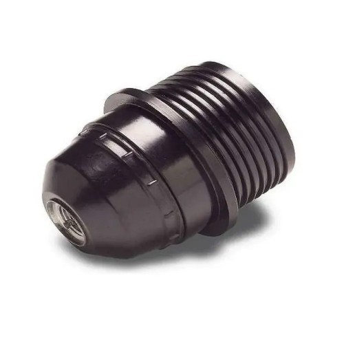 Portalámparas roscado negro E-27 de Famatel 163 - 4
