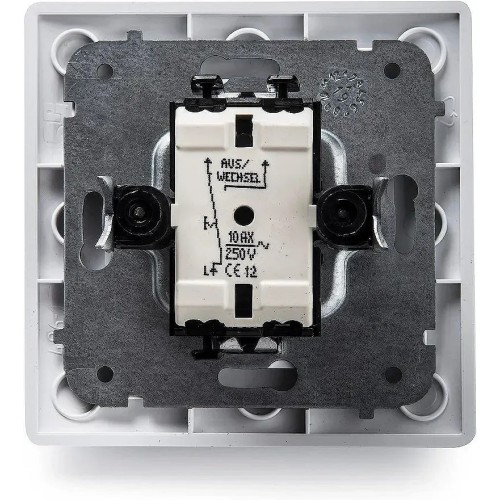 Interruptor Conmutador blanco de empotrar 10A 250V Famatel 9302 - 2