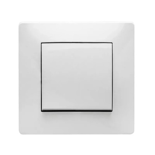 Interruptor Conmutador blanco de empotrar 10A 250V Famatel 9302 - 1